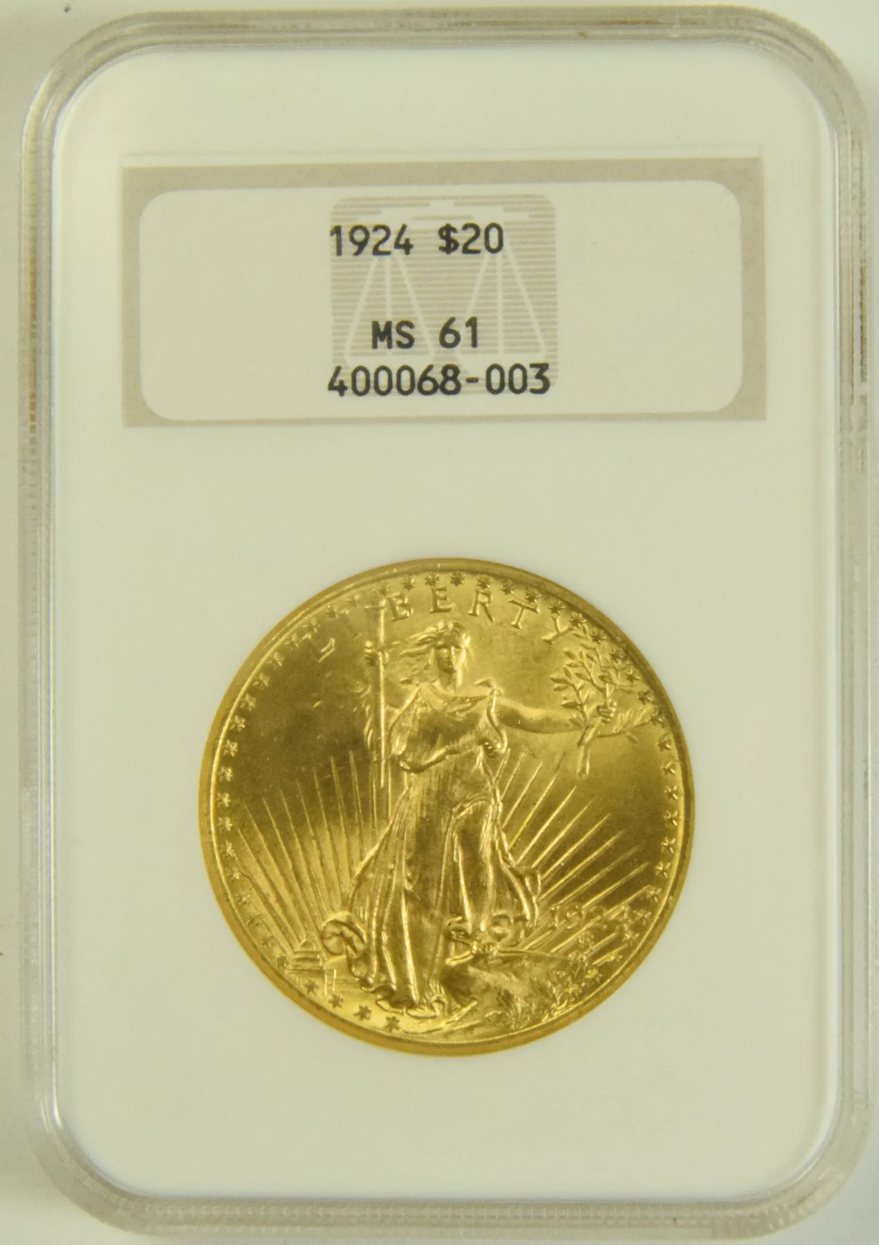 St. Gaudens MS61 $20 Gold Coin